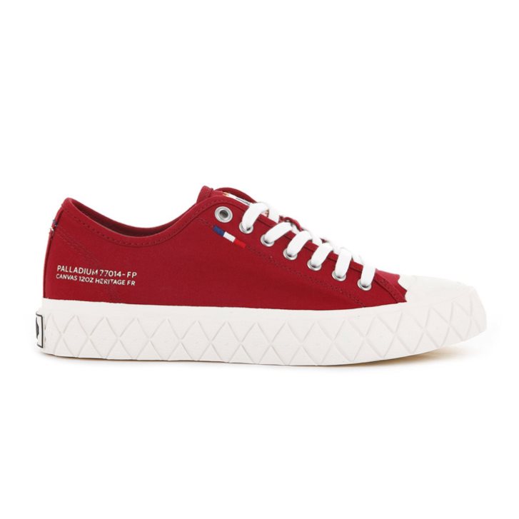 Palladium Palla Ace Canvas Low Tops Sneakers Heren Rood | NL 41FWPRY